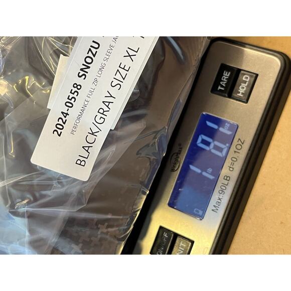 Snozu Men's Size XL Black/Gray Camo Performance Full Zip Long Sleeve Jacket - Picture 10 of 10